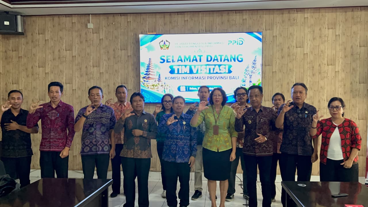 Perkuat Transparansi Publik, Komisi Informasi Bali Gelar Visitasi Keterbukaan Informasi di Kabupaten Bangli