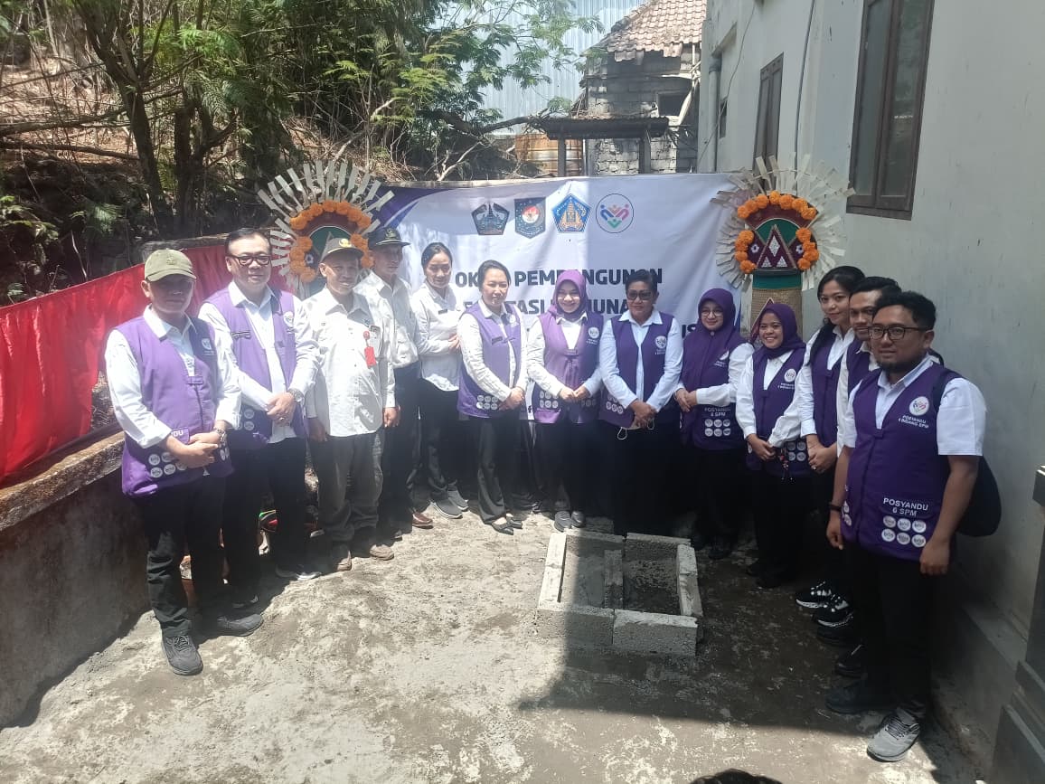 Penguatan Peran Posyandu dan Sanitasi Komunal, Plt. Sekum Posyandu Pusat Kunjungi Desa Songan A Bangli